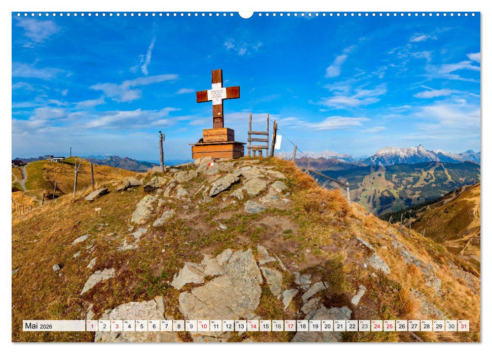 Grüße aus Saalbach (CALVENDO Premium Wandkalender 2026)