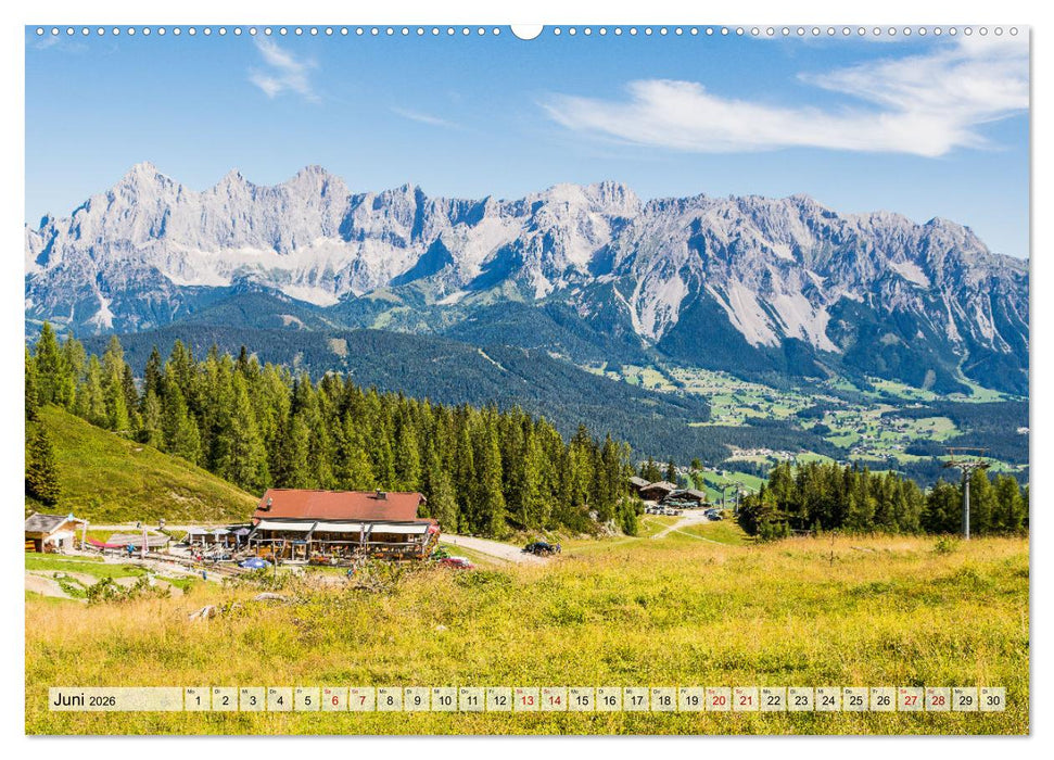 Dachstein und Schladminger Tauern (CALVENDO Premium Wandkalender 2026)