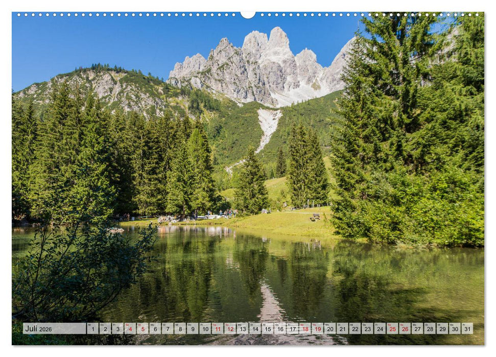 Dachstein und Schladminger Tauern (CALVENDO Premium Wandkalender 2026)