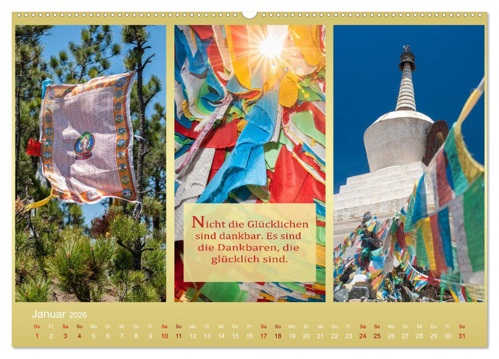 MEDITATION Momente für mich (CALVENDO Premium Wandkalender 2026)