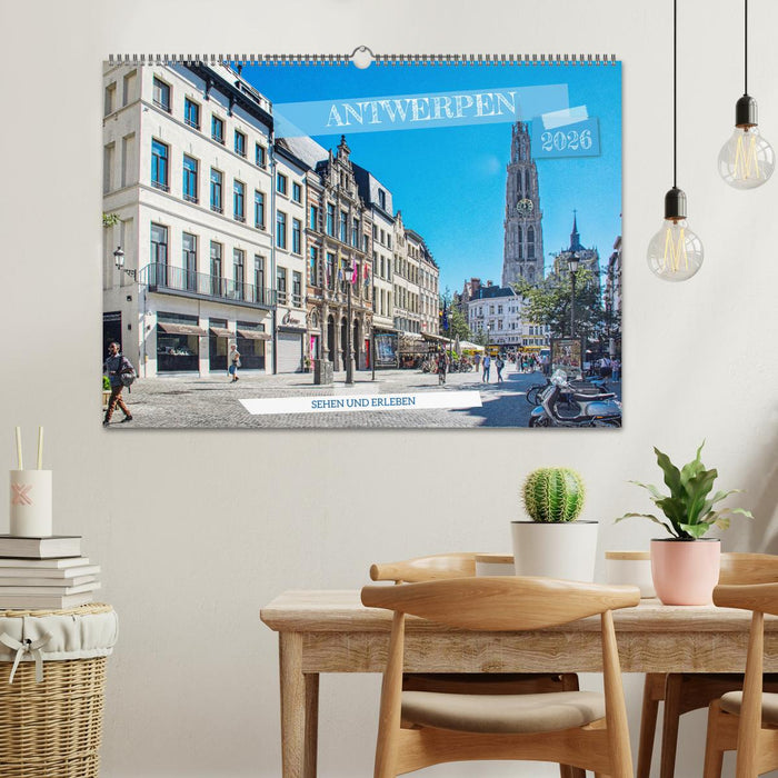 Antwerpen - sehen und erleben (CALVENDO Wandkalender 2026)