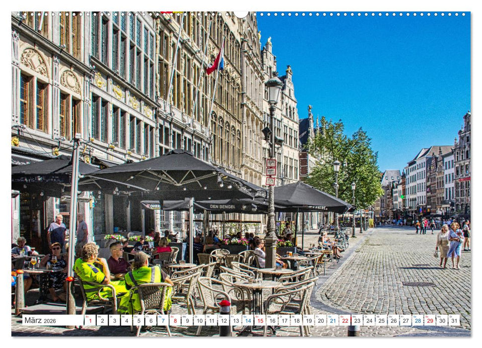 Antwerpen - sehen und erleben (CALVENDO Wandkalender 2026)