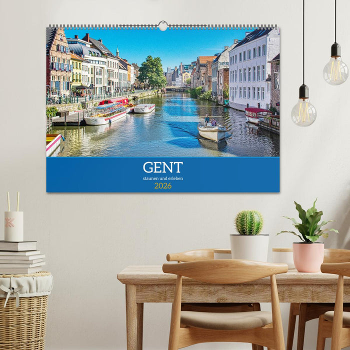 Gent - staunen und erleben (CALVENDO Wandkalender 2026)