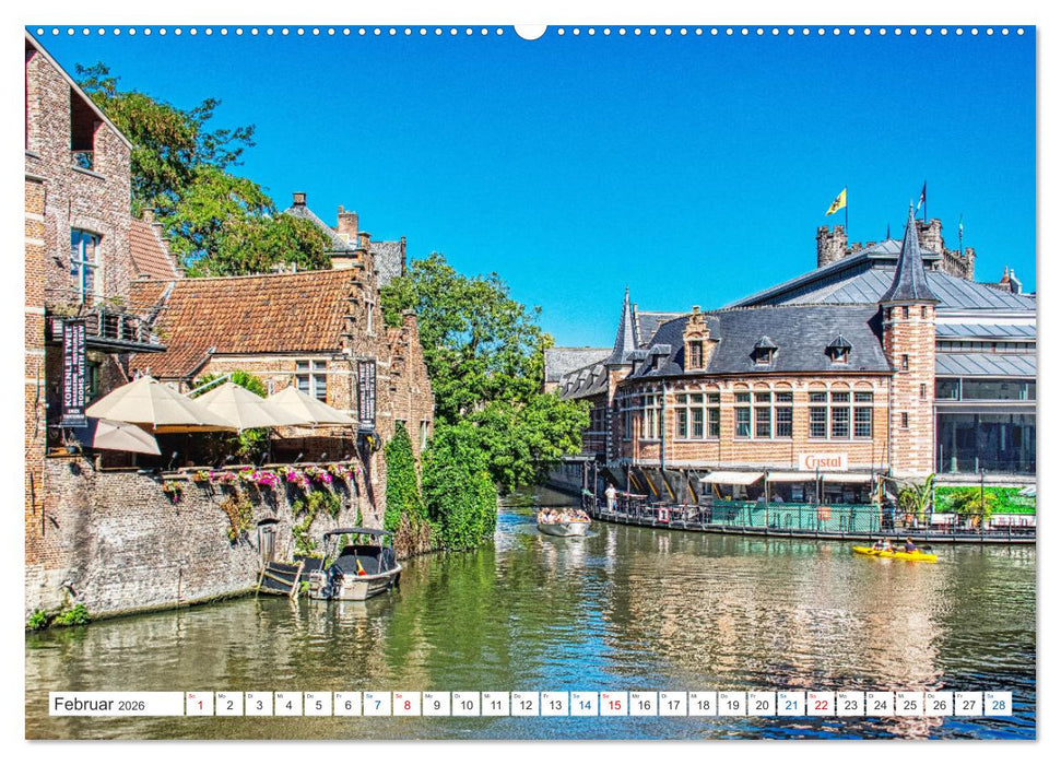 Gent - staunen und erleben (CALVENDO Wandkalender 2026)