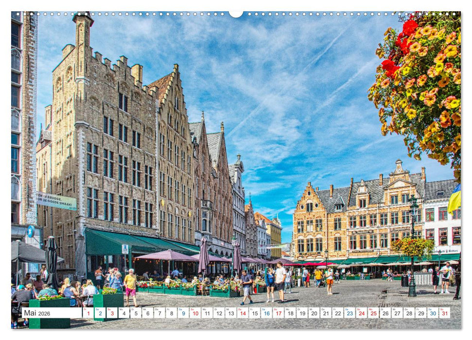 Brügge sehen - und sich verlieben (CALVENDO Wandkalender 2026)
