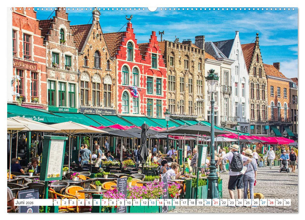 Brügge sehen - und sich verlieben (CALVENDO Wandkalender 2026)