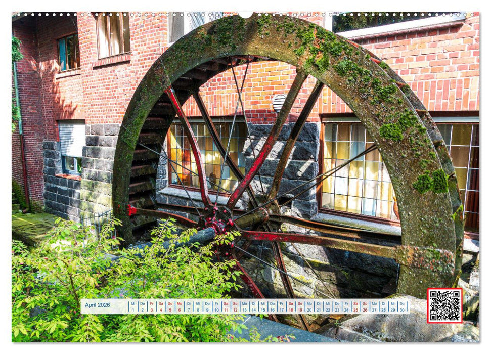 Wassermühlen Panorama Niederrhein Brüggen-Wegberg (CALVENDO Premium Wandkalender 2026)