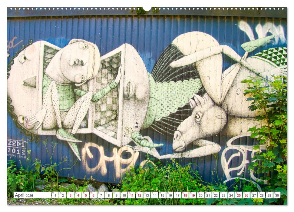Graffiti: Die Kunst der Straße (CALVENDO Premium Wandkalender 2026)