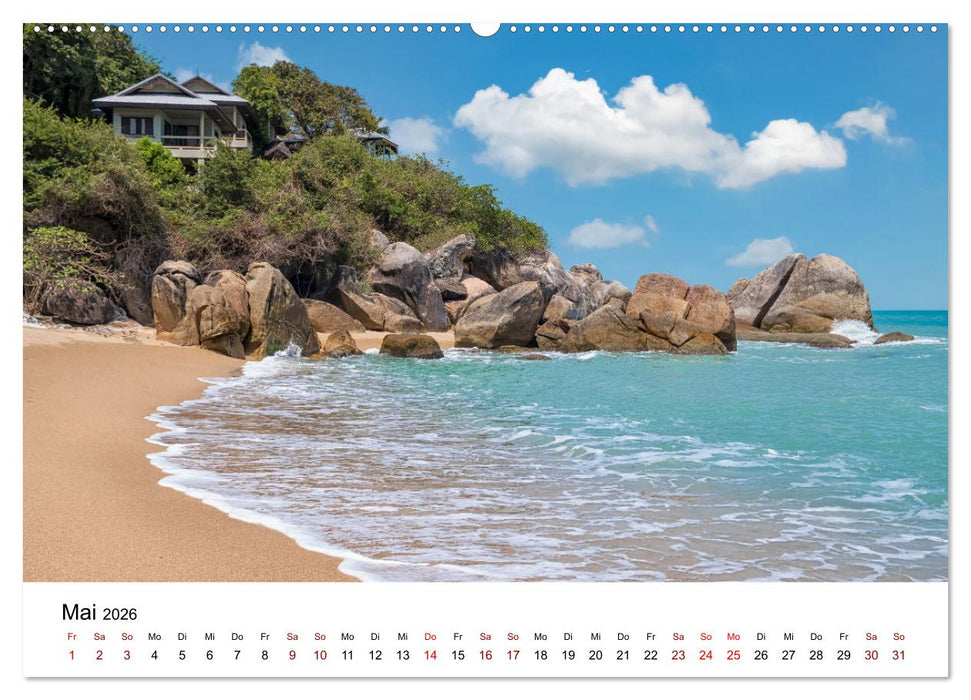 Die schönsten Inseln Thailands (CALVENDO Premium Wandkalender 2026)