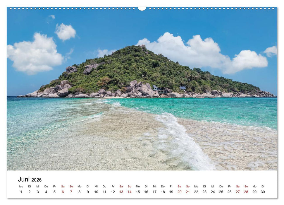 Die schönsten Inseln Thailands (CALVENDO Premium Wandkalender 2026)