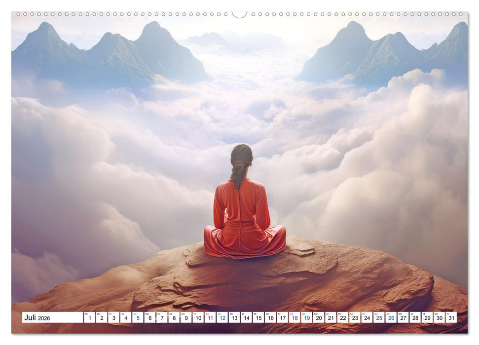 Meditation und weiter Horizont (CALVENDO Premium Wandkalender 2026)