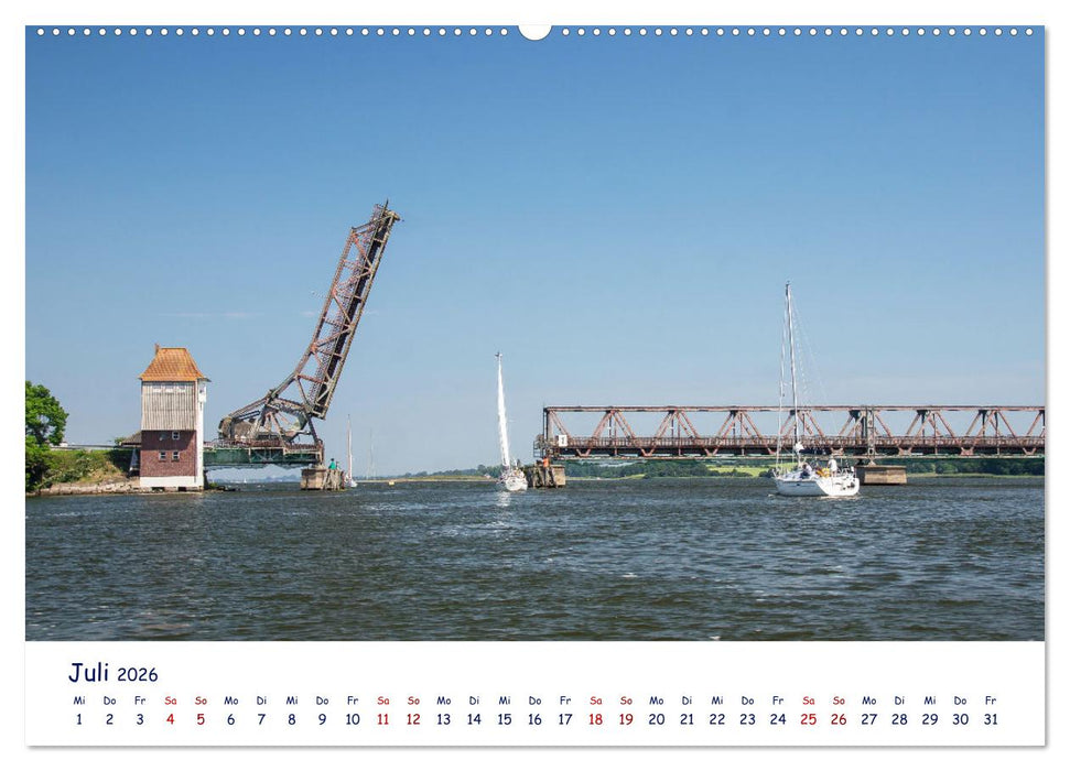 Maritime Schlei (CALVENDO Premium Wandkalender 2026)