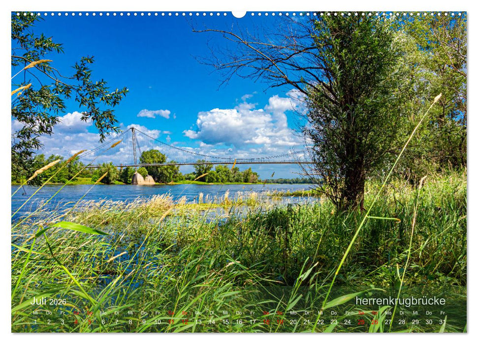 der elbestrom (CALVENDO Premium Wandkalender 2026)