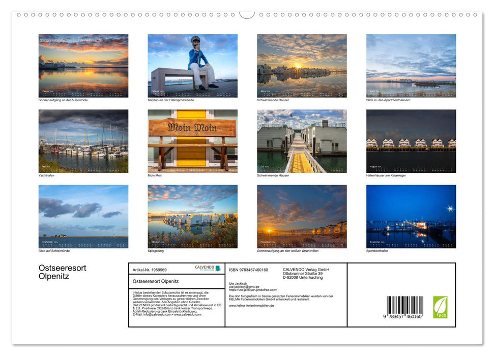 Ostseeresort Olpenitz (CALVENDO Premium Wandkalender 2026)