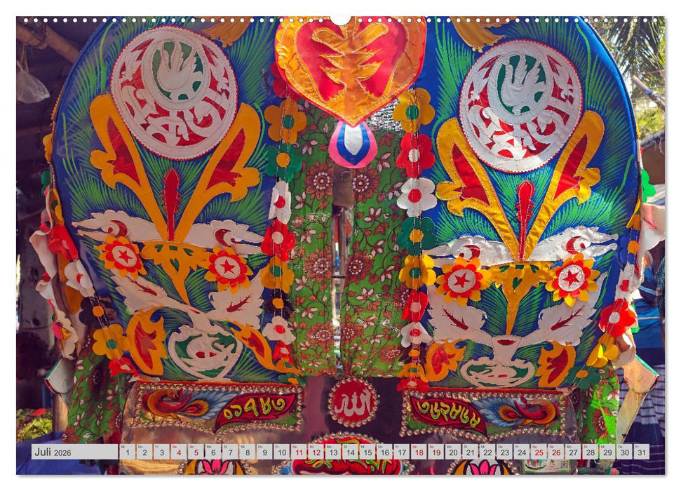 Farbenfrohes Bangladesch (CALVENDO Premium Wandkalender 2026)