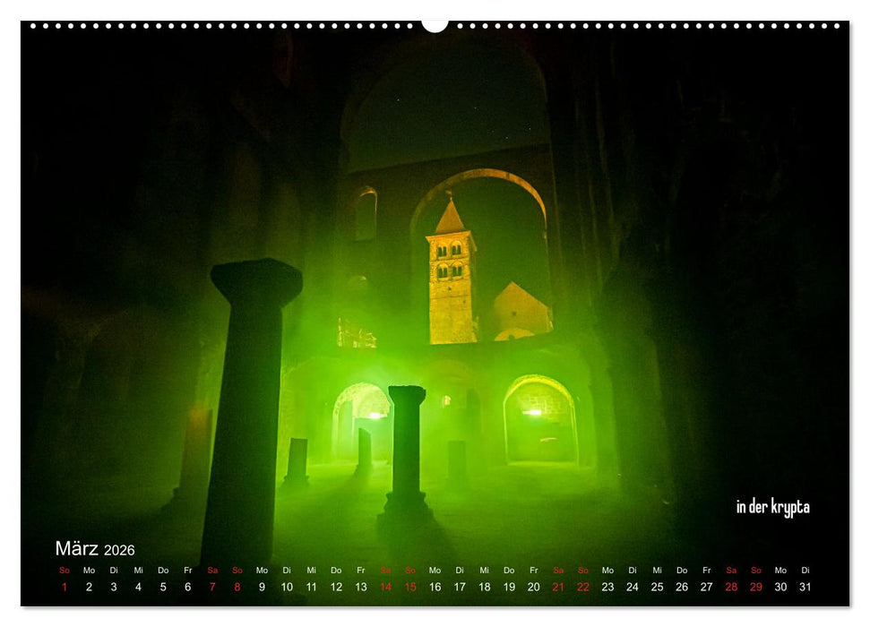 stiftsruine zu bad hersfeld (CALVENDO Premium Wandkalender 2026)