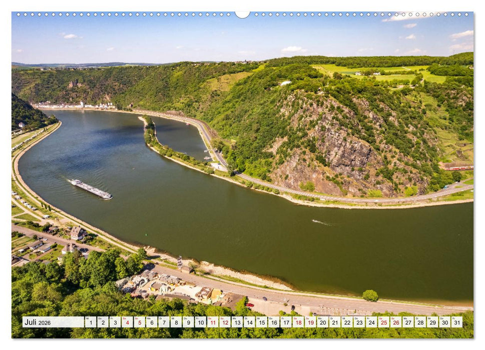 Der Rhein (CALVENDO Premium Wandkalender 2026)