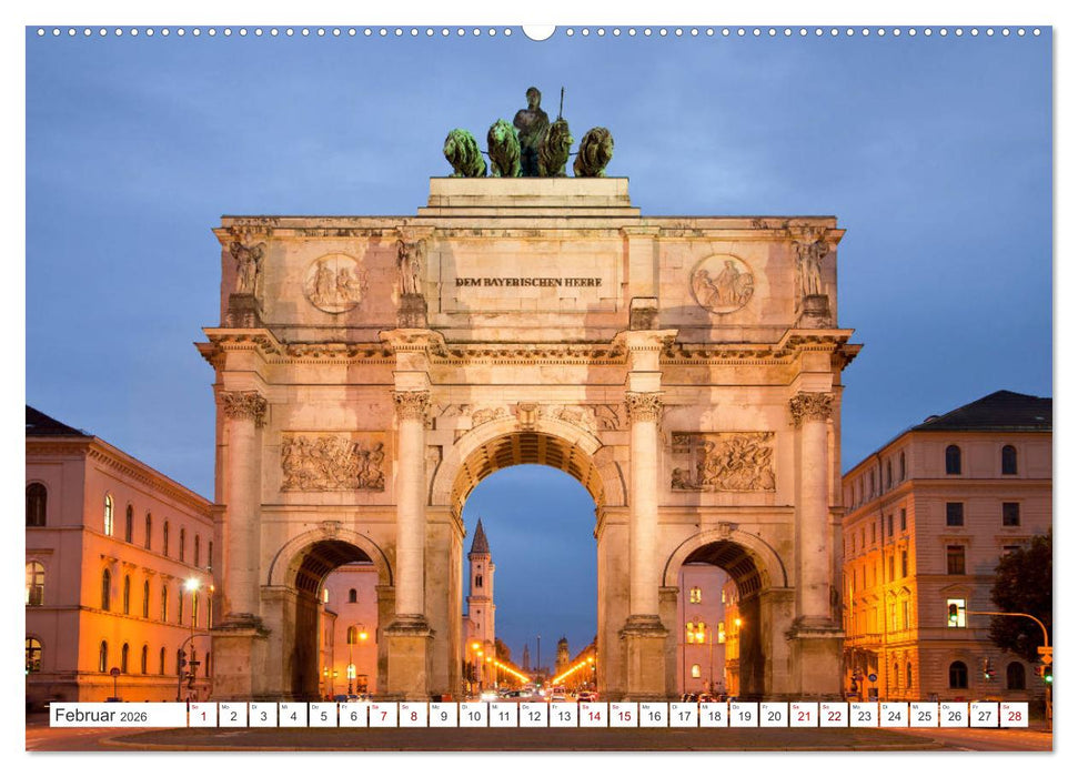 Bayern bei Nacht (CALVENDO Wandkalender 2026)