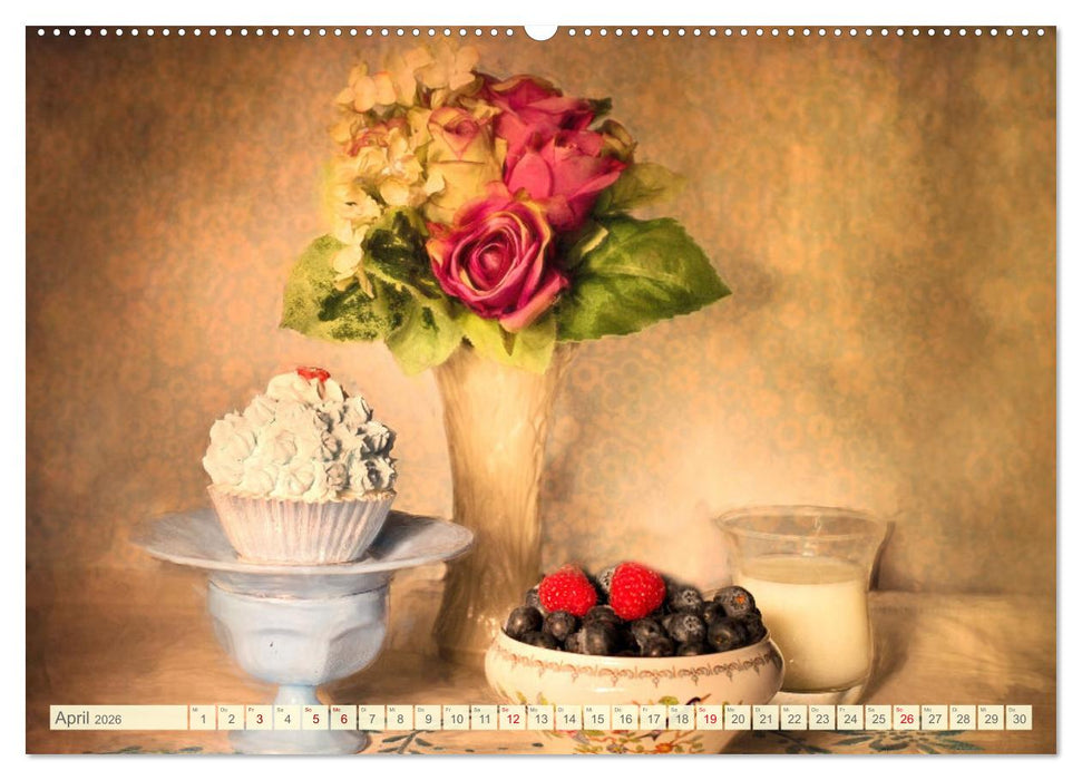 Nostalgische Stillleben. Die Poesie der Bilder (CALVENDO Premium Wandkalender 2026)