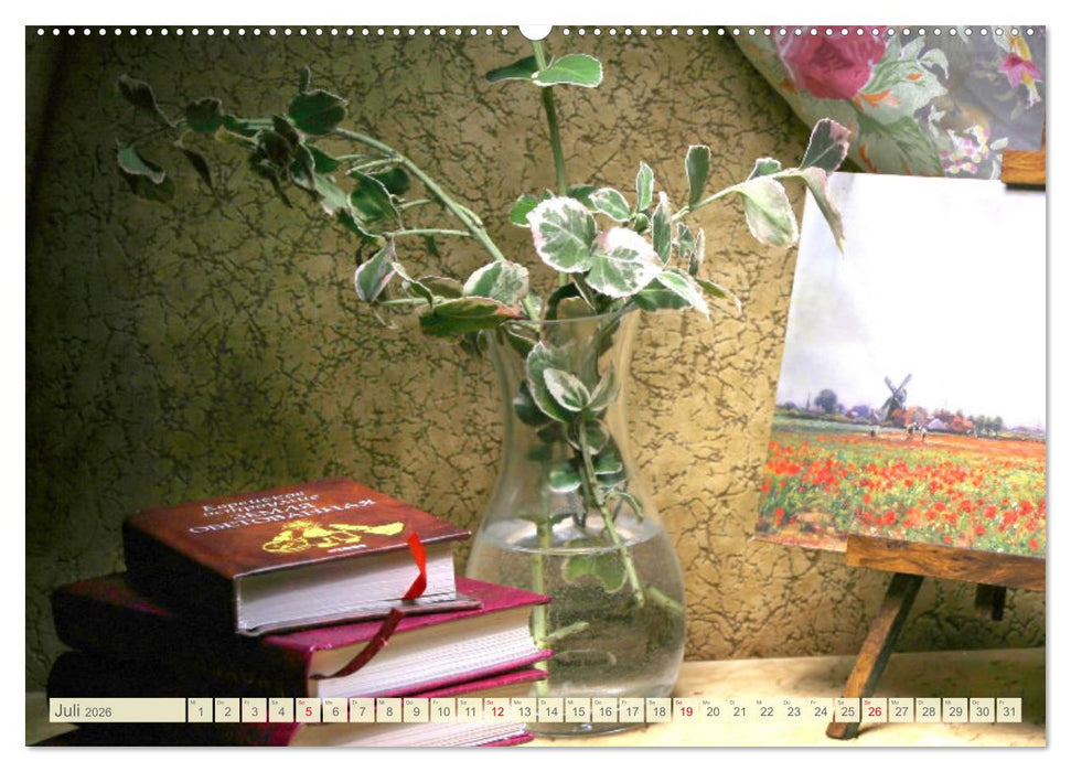 Nostalgische Stillleben. Die Poesie der Bilder (CALVENDO Premium Wandkalender 2026)