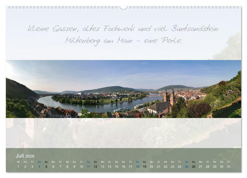 Main Rundblick (CALVENDO Premium Wandkalender 2026)