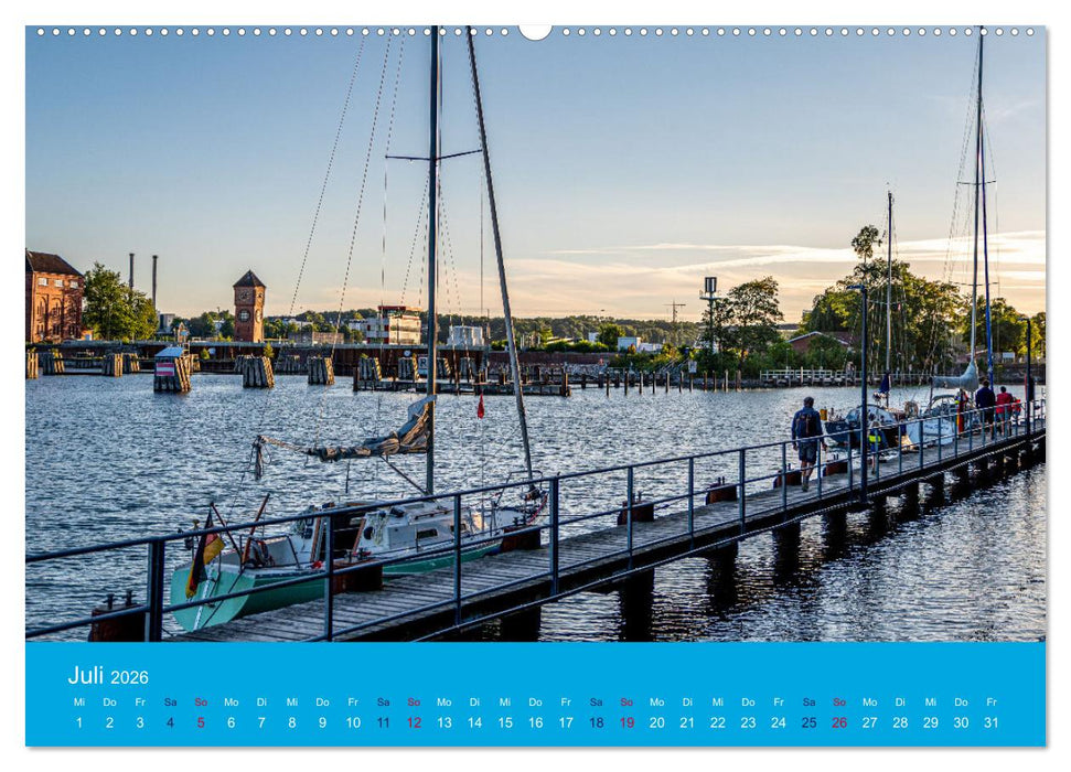 An der Kieler Förde (CALVENDO Premium Wandkalender 2026)