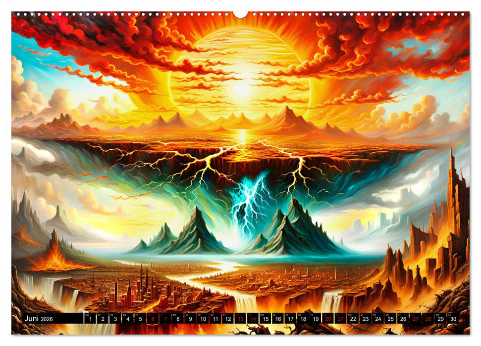 Zukunftsvisionen Wenn die Sonne zum Feind wird (CALVENDO Wandkalender 2026)