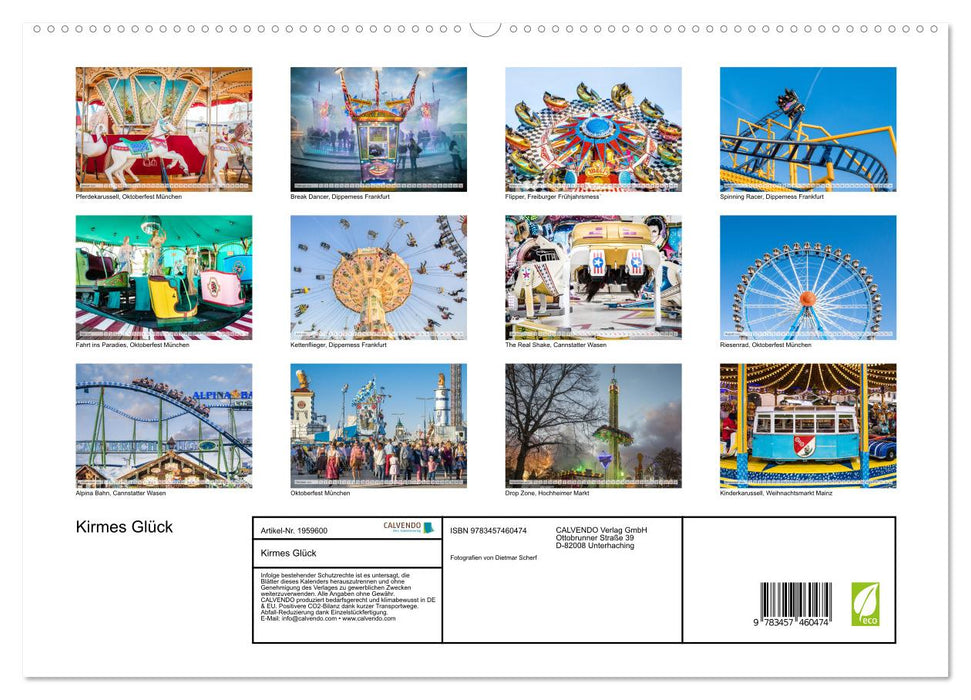 Kirmes Glück (CALVENDO Premium Wandkalender 2026)