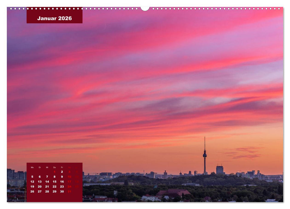 Berliner Himmel (CALVENDO Premium Wandkalender 2026)