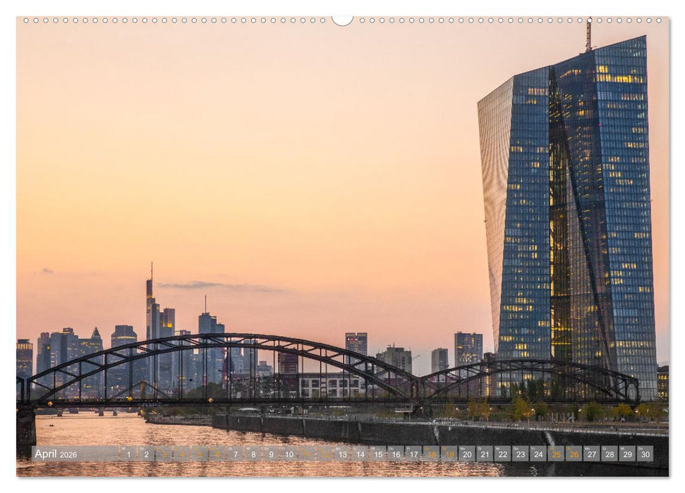 Frankfurt Mainhattan (CALVENDO Premium Wandkalender 2026)