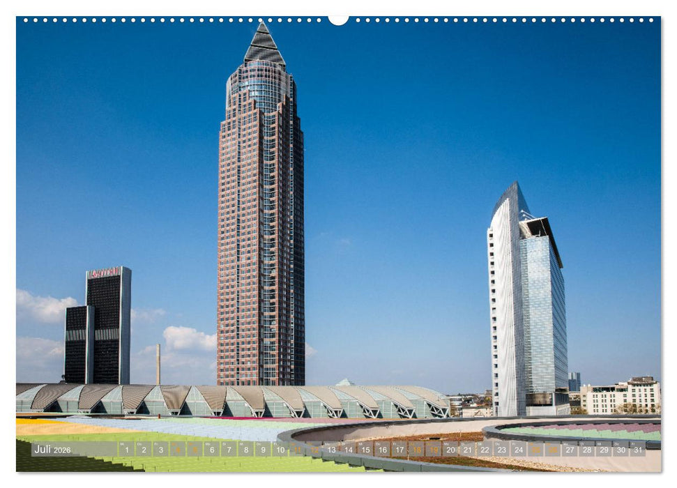 Frankfurt Mainhattan (CALVENDO Premium Wandkalender 2026)