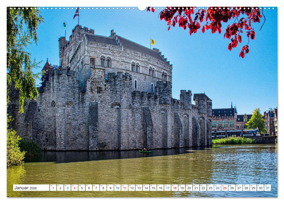 Gent - staunen und erleben (CALVENDO Premium Wandkalender 2026)