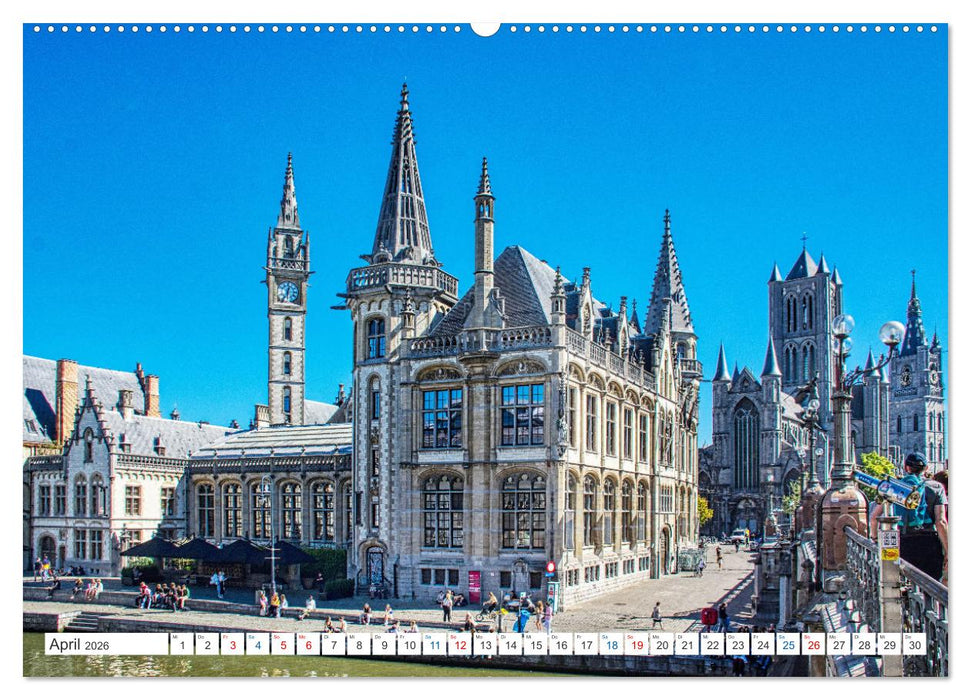 Gent - staunen und erleben (CALVENDO Premium Wandkalender 2026)