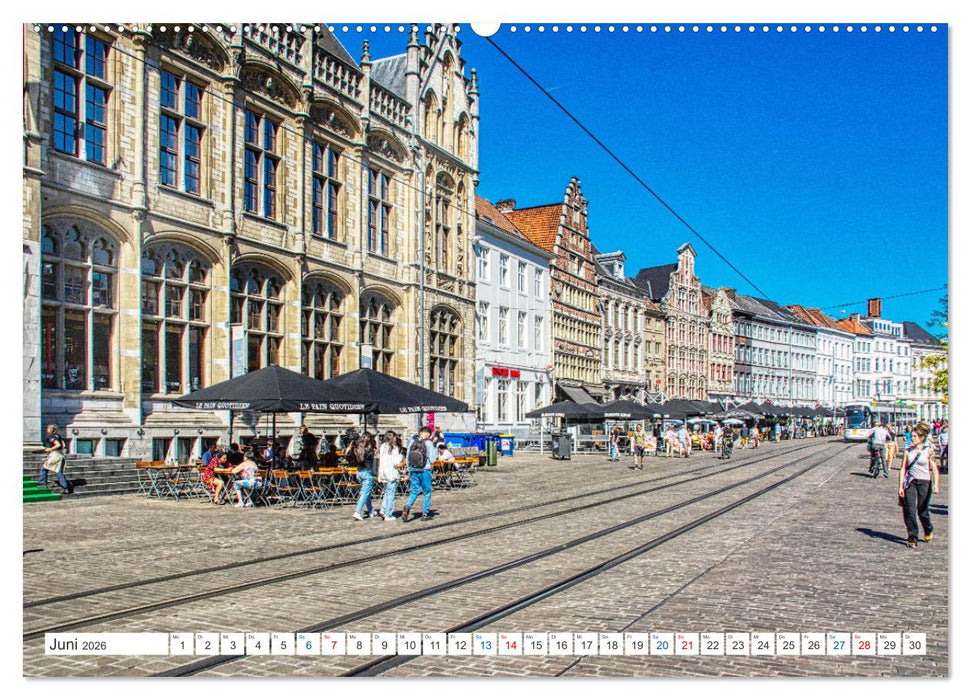 Gent - staunen und erleben (CALVENDO Premium Wandkalender 2026)