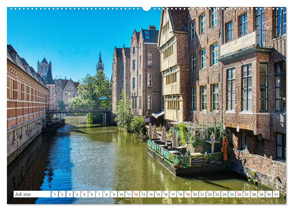 Gent - staunen und erleben (CALVENDO Premium Wandkalender 2026)