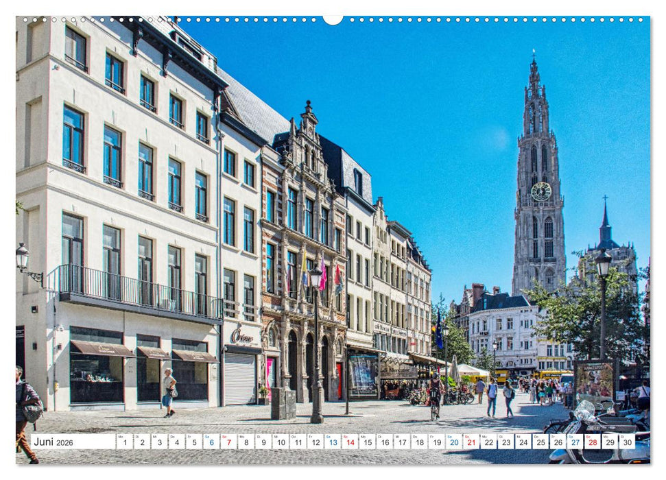 Antwerpen - sehen und erleben (CALVENDO Premium Wandkalender 2026)
