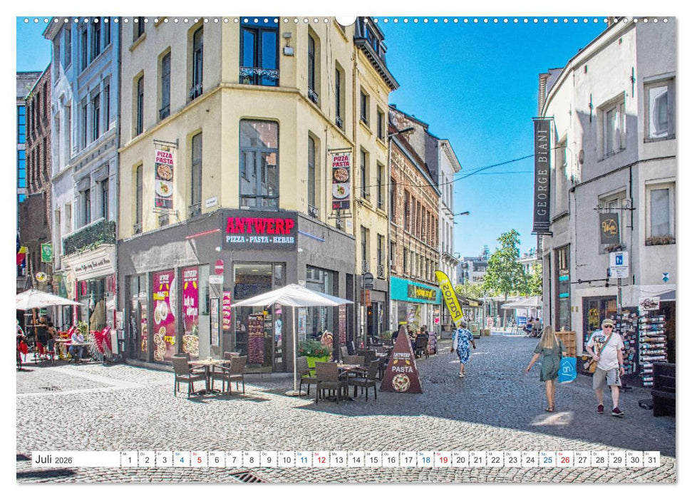 Antwerpen - sehen und erleben (CALVENDO Premium Wandkalender 2026)