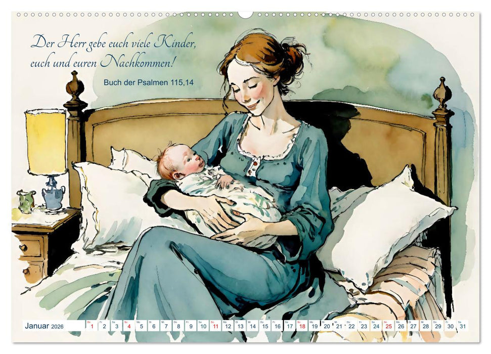 Du bist ein Segen! Segenswünsche aus der Bibel (CALVENDO Wandkalender 2026)