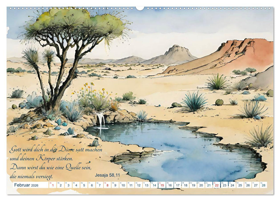 Du bist ein Segen! Segenswünsche aus der Bibel (CALVENDO Wandkalender 2026)