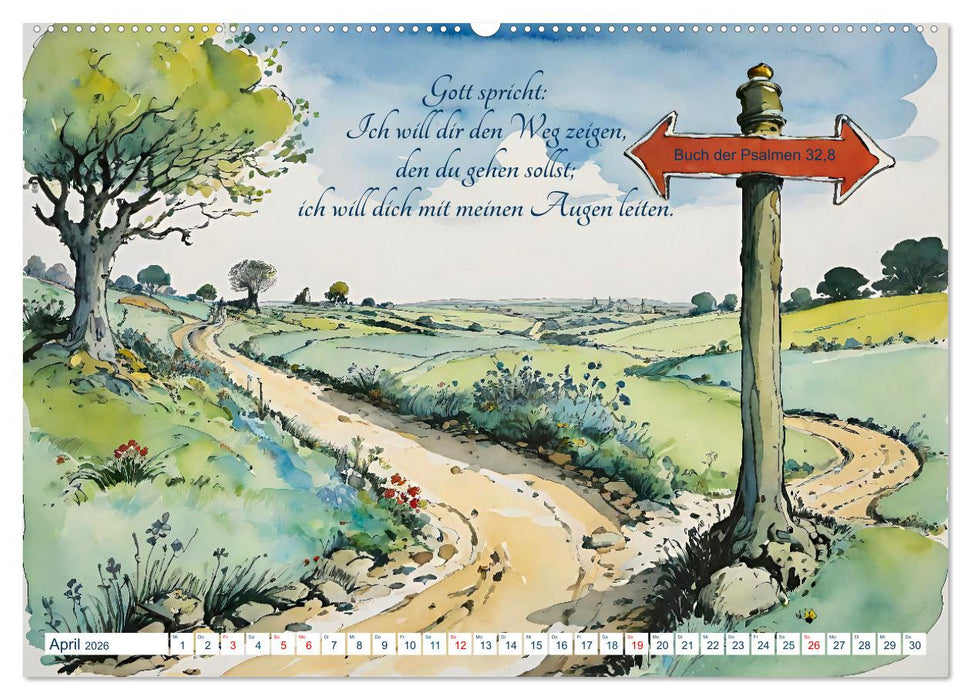 Du bist ein Segen! Segenswünsche aus der Bibel (CALVENDO Wandkalender 2026)