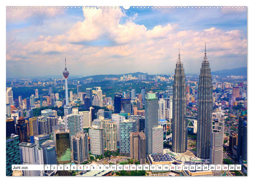 Metropolen - die schönsten Weltstädte von oben (CALVENDO Premium Wandkalender 2026)