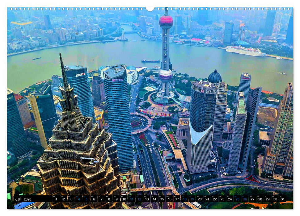 Metropolen - die schönsten Weltstädte von oben (CALVENDO Premium Wandkalender 2026)