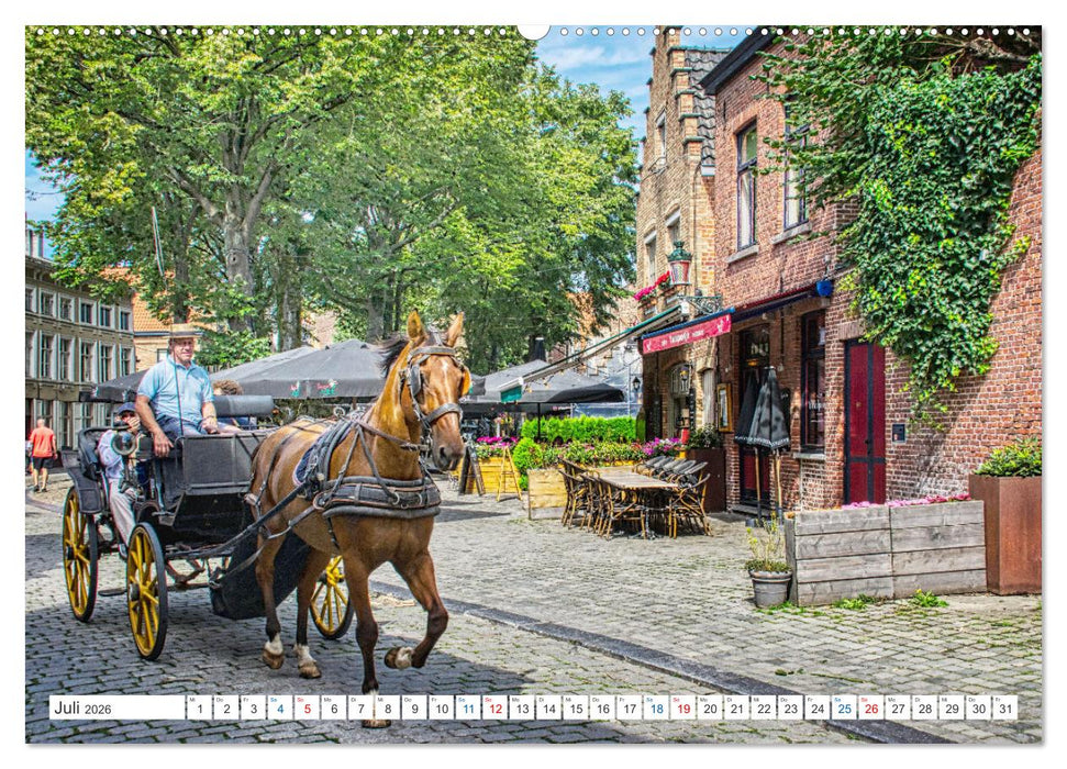 Brügge sehen - und sich verlieben (CALVENDO Premium Wandkalender 2026)