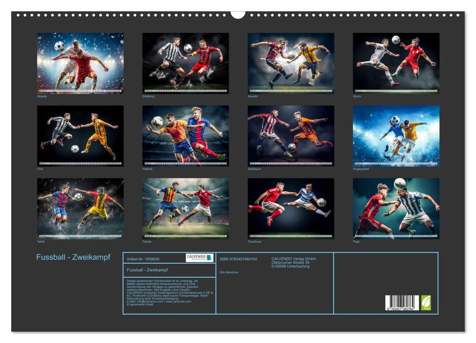 Fussball - Zweikampf (CALVENDO Wandkalender 2026)