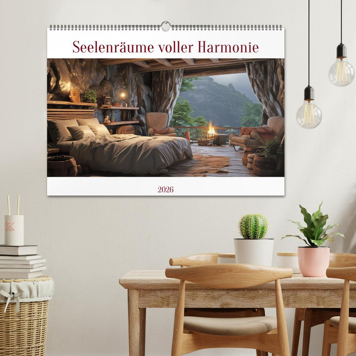 Seelenräume voller Harmonie (CALVENDO Wandkalender 2026)