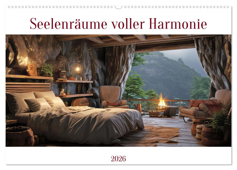 Seelenräume voller Harmonie (CALVENDO Wandkalender 2026)