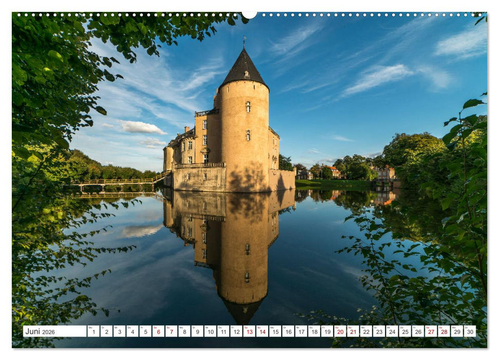 Wasserschlösser im Münsterland (CALVENDO Premium Wandkalender 2026)