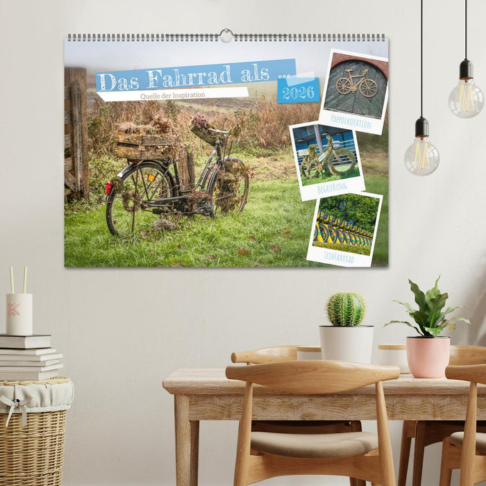 Das Fahrrad als ... (CALVENDO Wandkalender 2026)