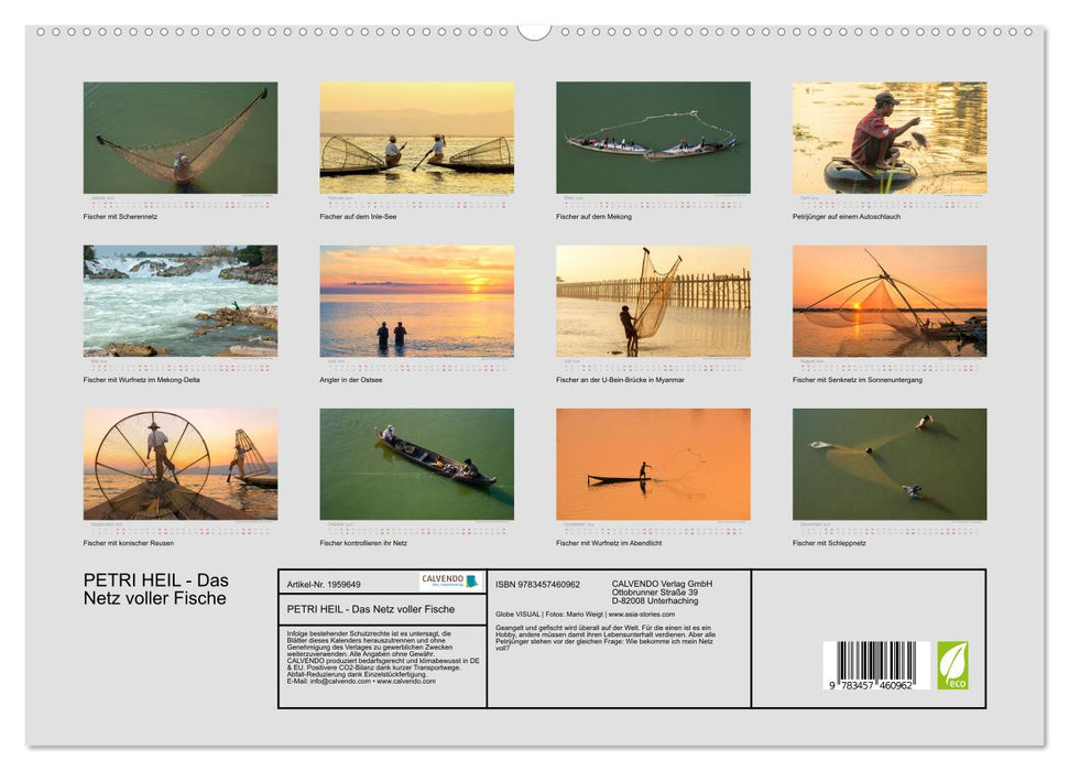 PETRI HEIL - Das Netz voller Fische (CALVENDO Premium Wandkalender 2026)