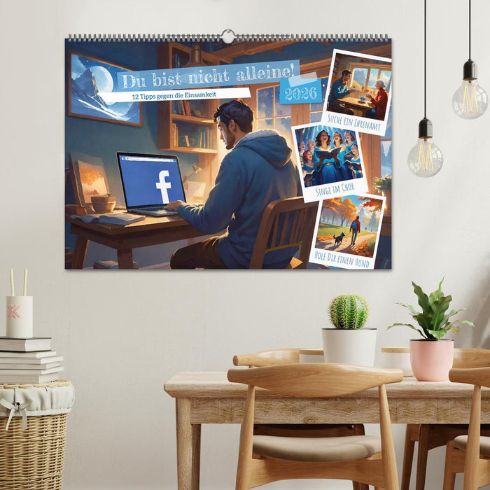 Du bist nicht alleine! (CALVENDO Wandkalender 2026)
